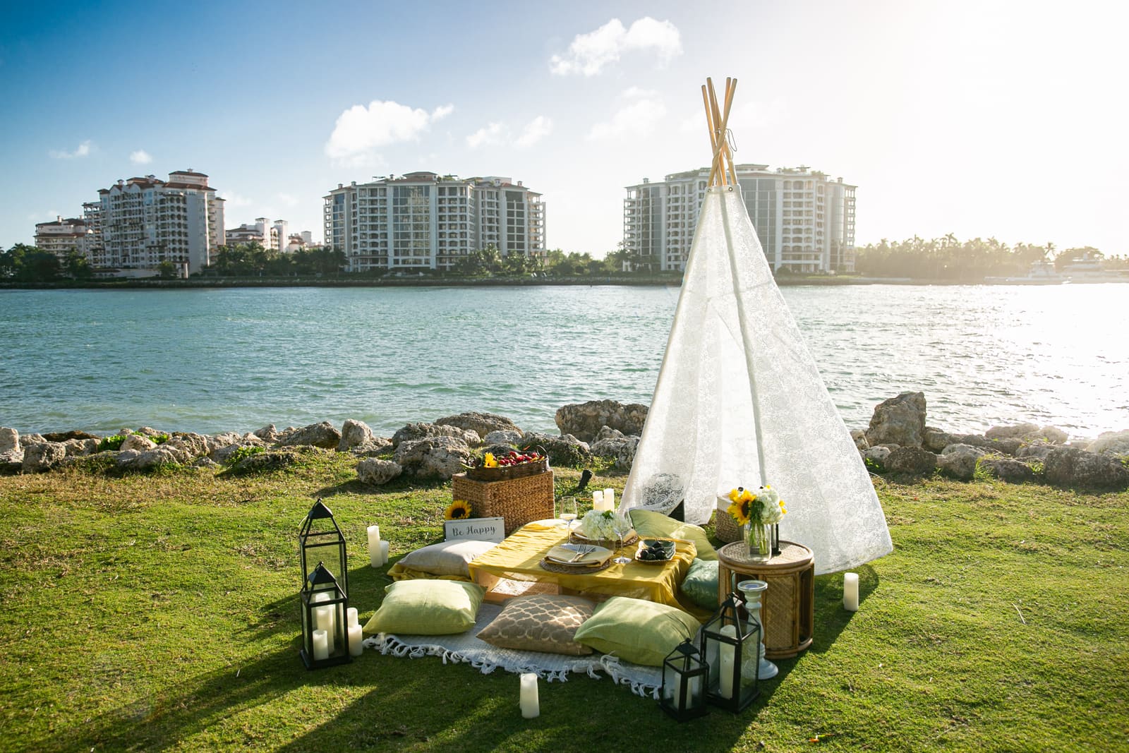 Picnic Judd, proposal setup by Cloud Nine