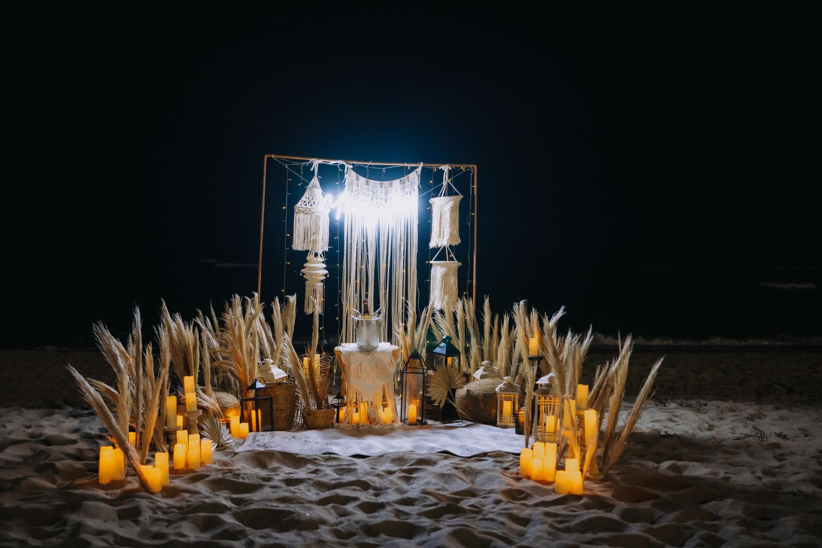 Bohemian setup Getty, proposal setup by Cloud Nine